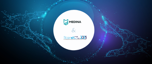 StandICT.eu 2023 & MEDINA kick-off their collaboration with an MoU to reinforce European standardisation efforts in the cloud security certification field